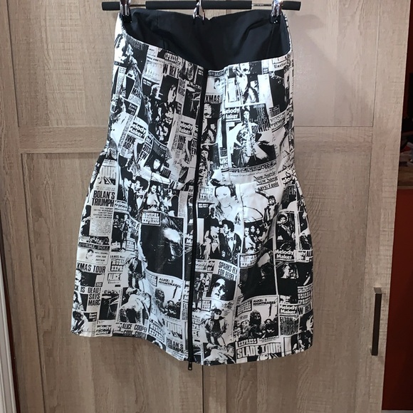 Vintage strapless dress size large - Picture 4 of 7